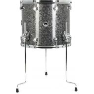 NEW
? DW DWe e33 Floor Tom - 14 inch x 16 inch, Black Galaxy FinishPly