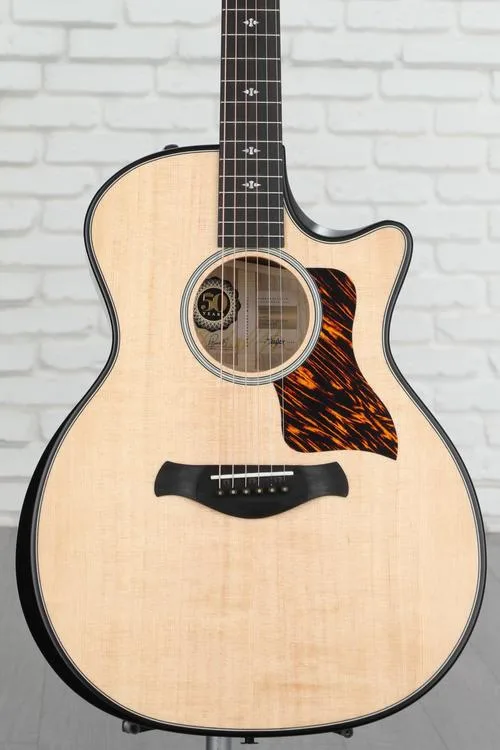  NEW
? Taylor 314ce Builder's Edition 50th-anniversary Grand Auditorium Acoustic-electric Guitar - Natural Spruce with Tobacco Back and Sides