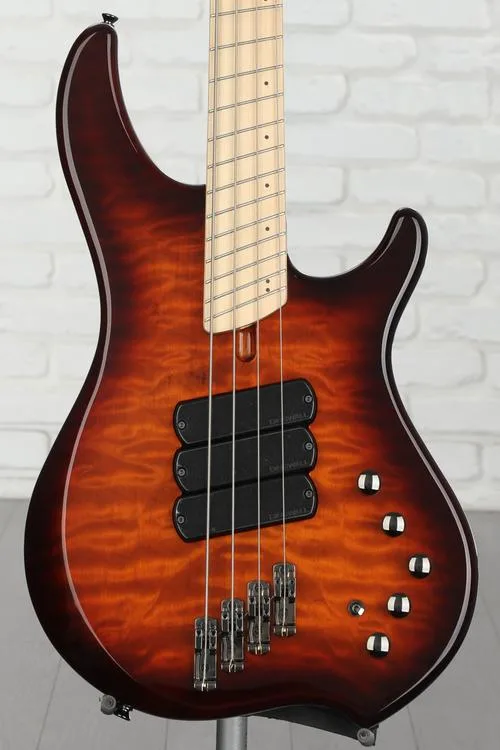 NEW
? Dingwall Guitars Combustion 4-string Electric Bass - Vintage Burst with Maple Fingerboard