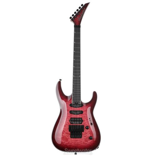  NEW
? Jackson Pro Plus Series Soloist SLA3Q Electric Guitar - Fuschia Burst