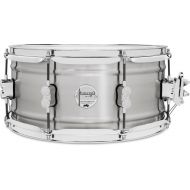 NEW
? PDP Concept Aluminum Snare Drum - 6.5 x 14 inch, Natural Brushed Aluminum with Chrome Hardware