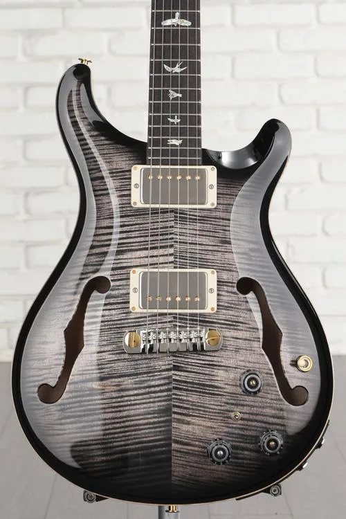 NEW
? PRS Hollowbody II Piezo Electric Guitar - Charcoal Burst, 10-Top