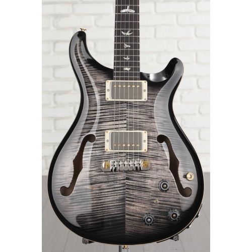  NEW
? PRS Hollowbody II Piezo Electric Guitar - Charcoal Burst, 10-Top