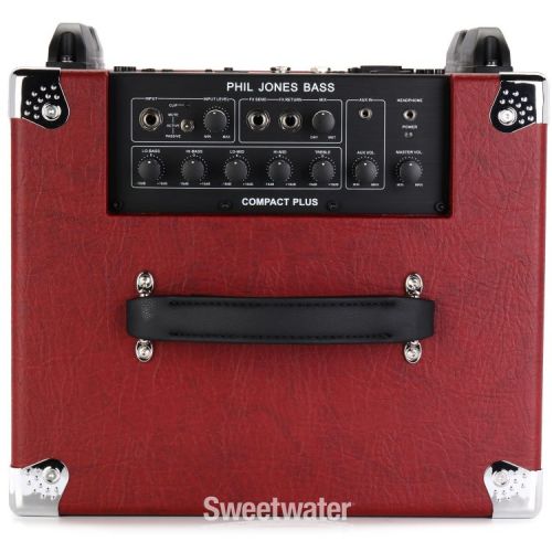  Phil Jones Bass Compact Plus BG-450 4 x 5-inch 300-watt Bass Combo Amp - Red