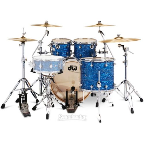  NEW
? DW DDFP2214RS Design Series 4-piece Shell Pack - Royal Strata