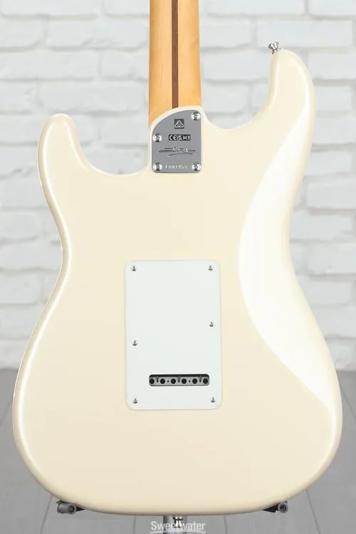  NEW
? Fender Lincoln Brewster Stratocaster Electric Guitar - Olympic Pearl with Maple Fingerboard