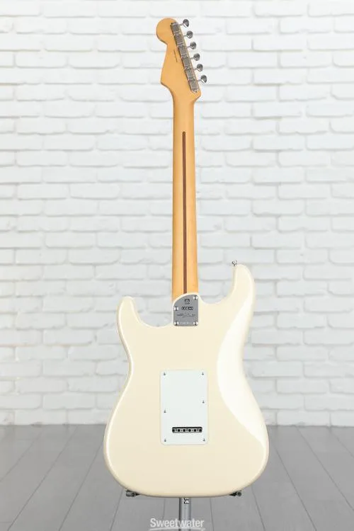  NEW
? Fender Lincoln Brewster Stratocaster Electric Guitar - Olympic Pearl with Maple Fingerboard