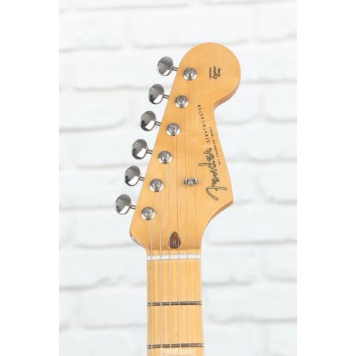  NEW
? Fender Lincoln Brewster Stratocaster Electric Guitar - Olympic Pearl with Maple Fingerboard