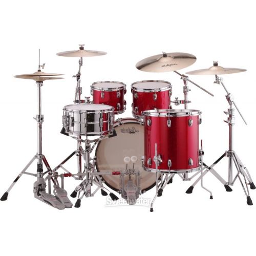  NEW
? Ludwig Classic Maple Mod 4-piece Shell Pack - Red Sparkle