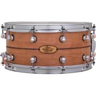 NEW
? Pearl Music City Custom Solid Cherry Snare Drum - 6.5 x 14-inch - Kingwood Center Inlay