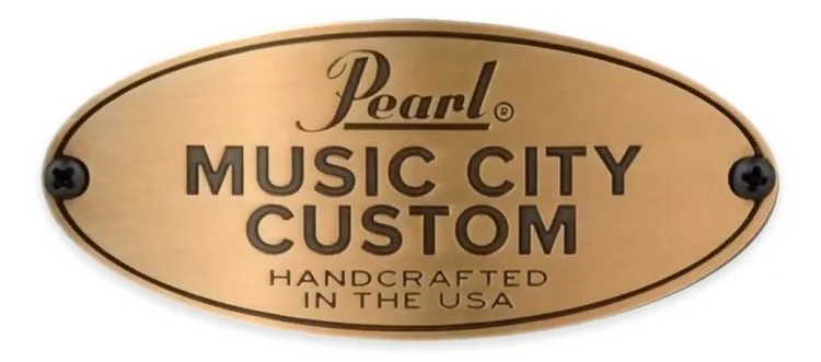  NEW
? Pearl Music City Custom Solid Cherry Snare Drum - 6.5 x 14-inch - Kingwood Center Inlay