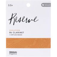 NEW
? D'Addario Organics Reserve Evolution Bb Clarinet Reeds - 3.5+ (3-pack)