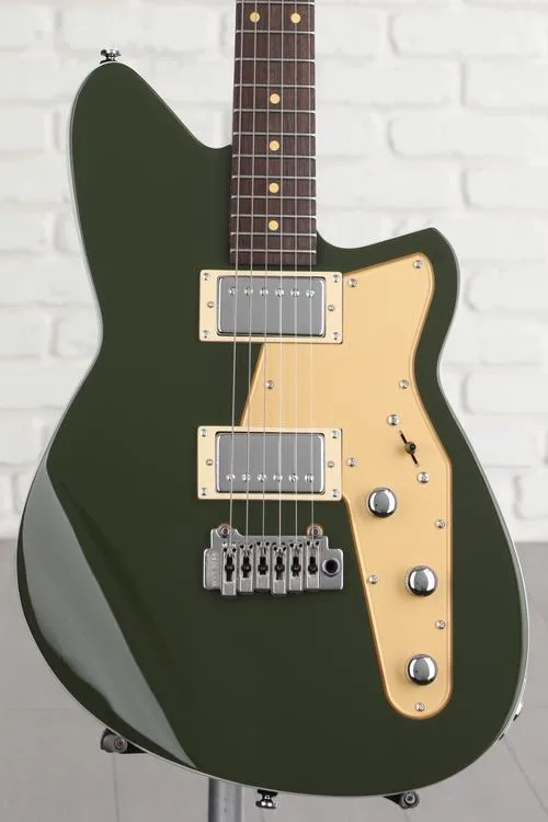 NEW
? Reverend Jetstream HB Solidbody Electric Guitar - Army Green, Rosewood Fingerboard