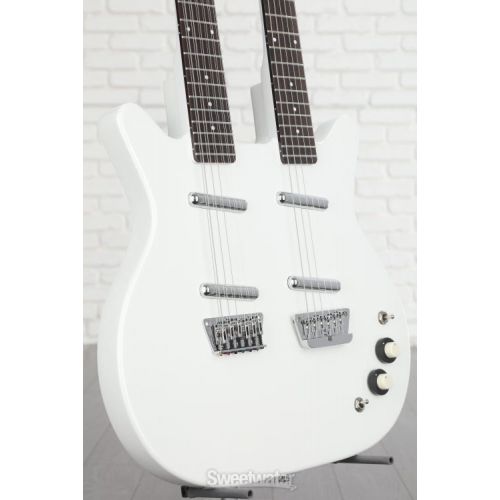  NEW
? Danelectro 6-string/12-string Double-neck Electric Guitar - White Pearl