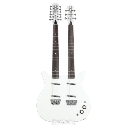  NEW
? Danelectro 6-string/12-string Double-neck Electric Guitar - White Pearl