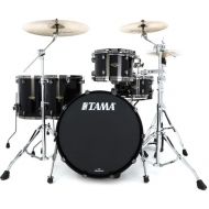 NEW
? Tama Starclassic Walnut/Birch 4-piece Shell Pack - Piano Black with Black Nickel Hardware, Sweetwater Exclusive