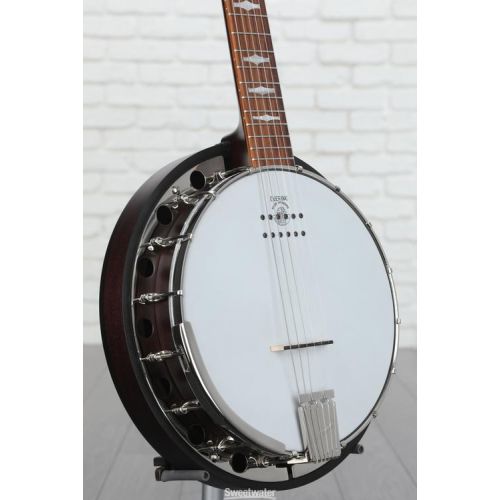  NEW
? Deering Artisan Goodtime Six-R Acoustic-electric Resonator Banjo - Dark Brown Stain