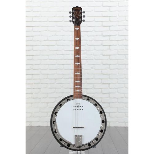  NEW
? Deering Artisan Goodtime Six-R Acoustic-electric Resonator Banjo - Dark Brown Stain