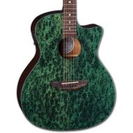 NEW
? Luna Gypsy Eucalyptus Acoustic-electric Guitar - Trans Teal