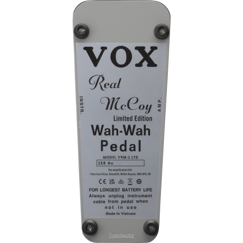  NEW
? Vox The Real McCoy VRM-1 Limited-edition Wah Pedal - Silver