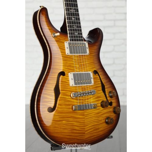  NEW
? PRS McCarty 594 Hollowbody II Electric Guitar - McCarty Tobacco Sunburst, 10-Top