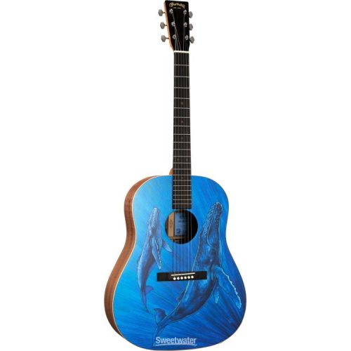  NEW
? Martin Biosphere Dreadnought Acoustic Guitar - Printed Top with Whale Theme