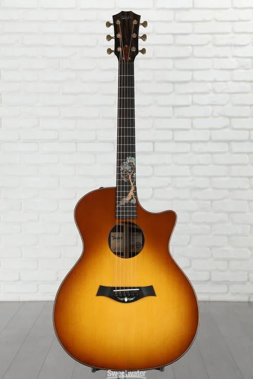  NEW
? Taylor Custom Catch #34 Grand Auditorium Acoustic-electric Guitar - Natural with Honey Yellow Top