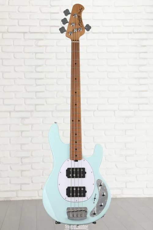  NEW
? Sterling By Music Man StingRay RAY34HH Bass Guitar - Daphne Blue