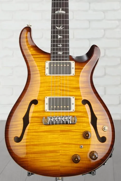 NEW
? PRS Hollowbody II Piezo Electric Guitar - McCarty Tobacco Sunburst, 10-Top