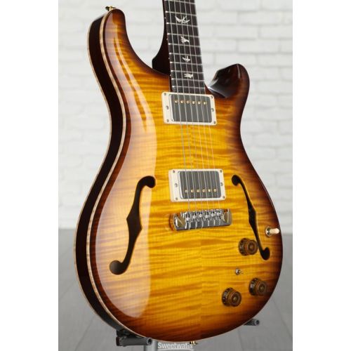  NEW
? PRS Hollowbody II Piezo Electric Guitar - McCarty Tobacco Sunburst, 10-Top