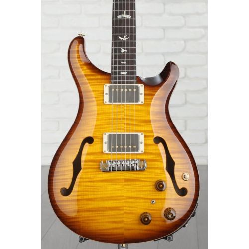  NEW
? PRS Hollowbody II Piezo Electric Guitar - McCarty Tobacco Sunburst, 10-Top