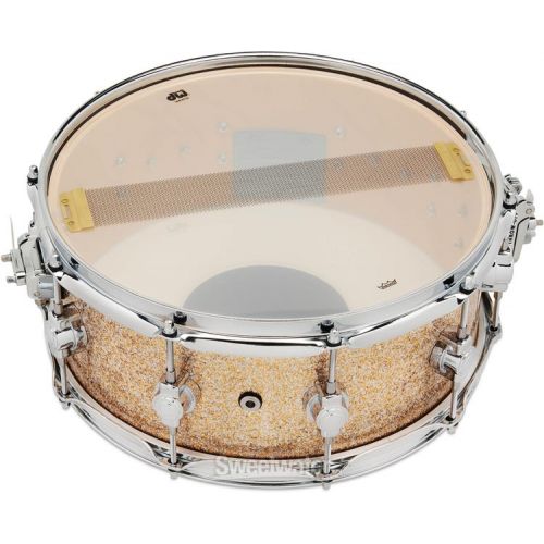  NEW
? DW Performance Series Maple Snare Drum - 5.5 inch x 14 inch, Bermuda Sparkle FinishPly