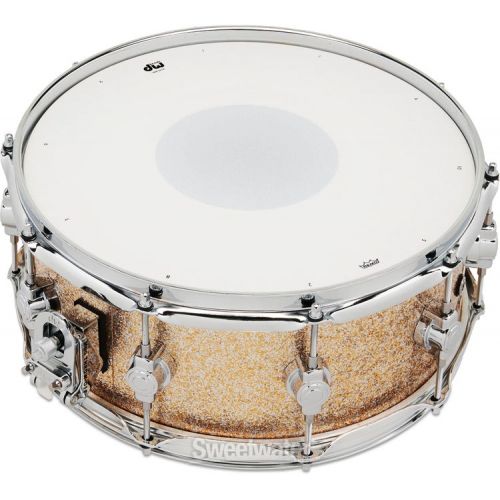  NEW
? DW Performance Series Maple Snare Drum - 5.5 inch x 14 inch, Bermuda Sparkle FinishPly
