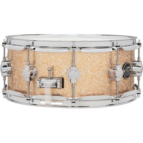  NEW
? DW Performance Series Maple Snare Drum - 5.5 inch x 14 inch, Bermuda Sparkle FinishPly