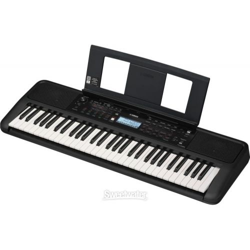  NEW
? Yamaha PSRE383 61-key Mid-range Portable Keyboard with PA130 Power Adapter