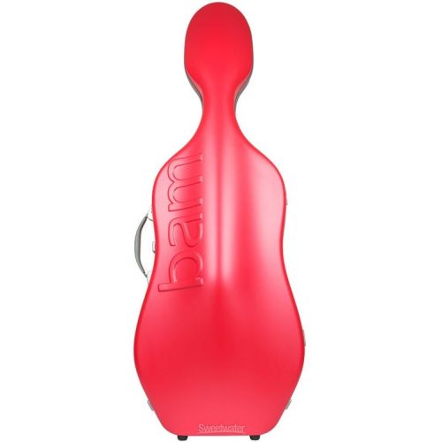  NEW
? BAM Graffiti Hightech Slim Cello Case - Red Raspberry with Silver Seal