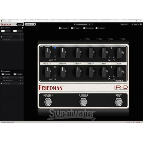  NEW
? Friedman IR-D Dual Tube Preamp and DI Pedal