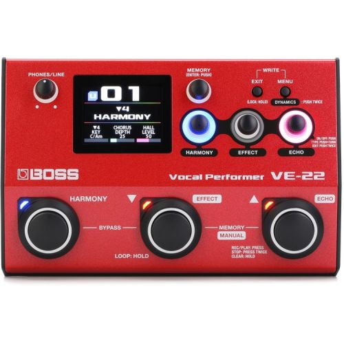  NEW
? Boss VE-22 Vocal Effects and Looper Pedal with Power Supply