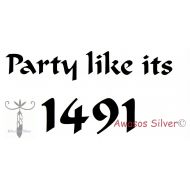 /NEWD Decal. Party like its 1491 decal. Native American decal.