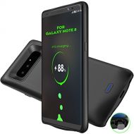 NEWDERY Samsung Galaxy Note 8 Battery Case, Newdery 5500mAh Slim Rechargeable Extended Charging Case, Battery Power Bank Charger Case [Type C USB and S-Pen Hole] Compatible Galaxy Note 8 (