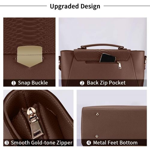  [아마존베스트]NEWHEY Briefcase for Women 15.6 Laptop Bag Business Messenger Bag Work Tote Bag Professional Shoulder Purse with Padded Compartment for Tablet Notebook Ultrabook Black