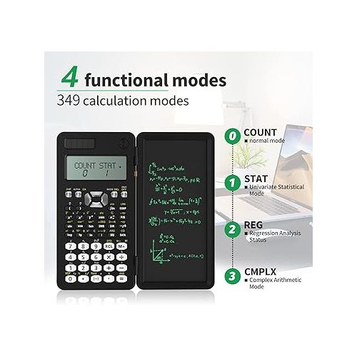  NEWYES Calculator Notepad with 6.5 Inch LCD Writing Tablet