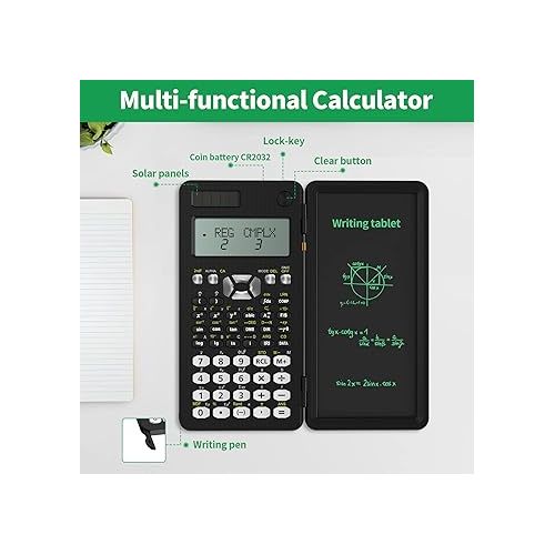  NEWYES Calculator Notepad with 6.5 Inch LCD Writing Tablet