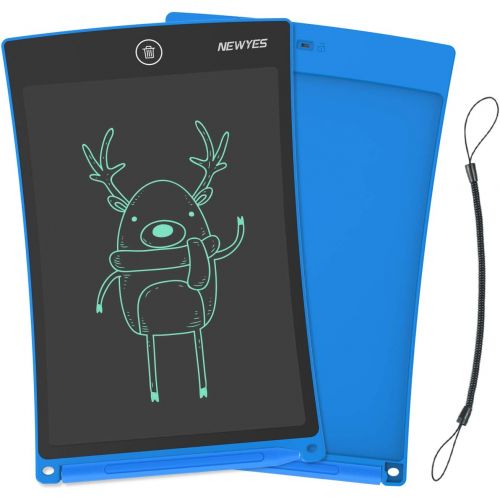  [아마존베스트]NEWYES Jot 8.5 Inch Doodle Pad Drawing Board LCD Writing Tablet with Lock Function for Note Taking eWriter Gifts for Kids Blue