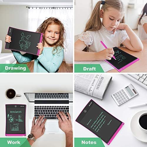  [아마존베스트]NEWYES Jot 8.5 Inch Doodle Pad Drawing Board LCD Writing Tablet with Lock Function for Note Taking eWriter Gifts for Kids Pink