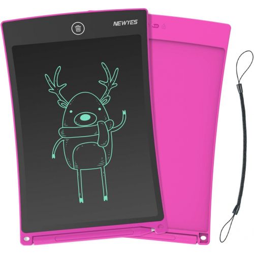  [아마존베스트]NEWYES Jot 8.5 Inch Doodle Pad Drawing Board LCD Writing Tablet with Lock Function for Note Taking eWriter Gifts for Kids Pink