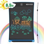 [아마존베스트]NEWYES 8.5 Inches Colorful Doodle Board LCD Screen Writing Tablet Magnetic Drawing Board Erasable Doodles Notepad Gifts for Ages 3+ Blue