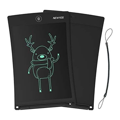  [아마존베스트]NEWYES Jot 8.5 Inch Doodle Pad Drawing Board LCD Writing Tablet with Lock Function for Note Taking eWriter Gifts for Kids Black