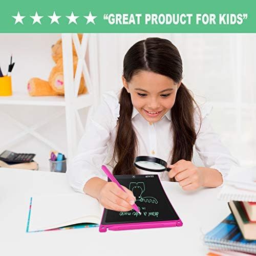  [아마존베스트]NEWYES Jot 8.5 Inch Doodle Pad Drawing Board LCD Writing Tablet with Lock Function for Note Taking eWriter Gifts for Kids Black