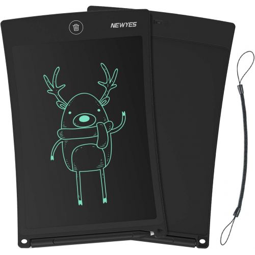  [아마존베스트]NEWYES Jot 8.5 Inch Doodle Pad Drawing Board LCD Writing Tablet with Lock Function for Note Taking eWriter Gifts for Kids Black